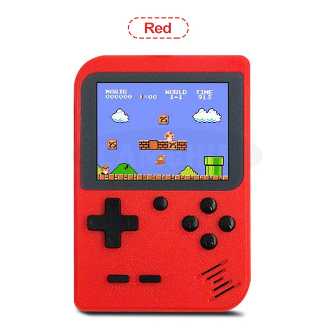 500 IN 1 Consola de videojuegos retro Juego portátil Consola de juegos portátil de bolsillo Mini reproductor portátil para regalo de niños