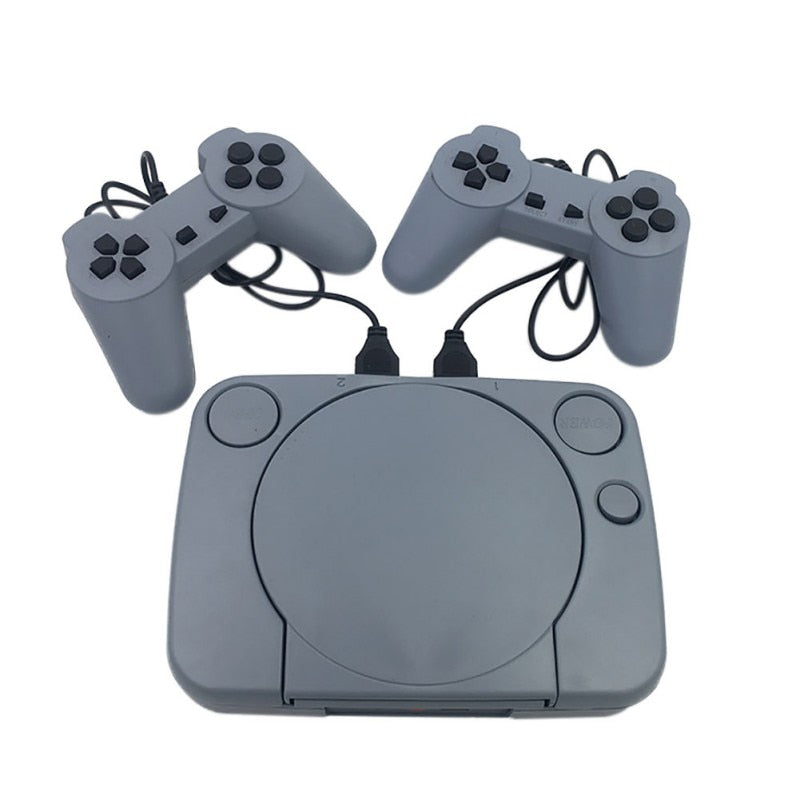 Retro del videojuego anfitrión almohadilla Consola de videojuegos doble juego con AV Soporte de 8 Bits de salida de TV Familia de videojuegos con 2 ordenadores Controlador