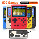 500 IN 1 Consola de videojuegos retro Juego portátil Consola de juegos portátil de bolsillo Mini reproductor portátil para regalo de niños