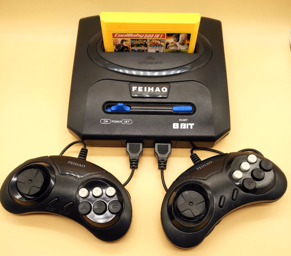 Consola de videojuegos Retro TV para juegos Nes de 8 bits Para juegos Nes con dos gamepads y 500 en 1 cartucho Todos los juegos son diferentes