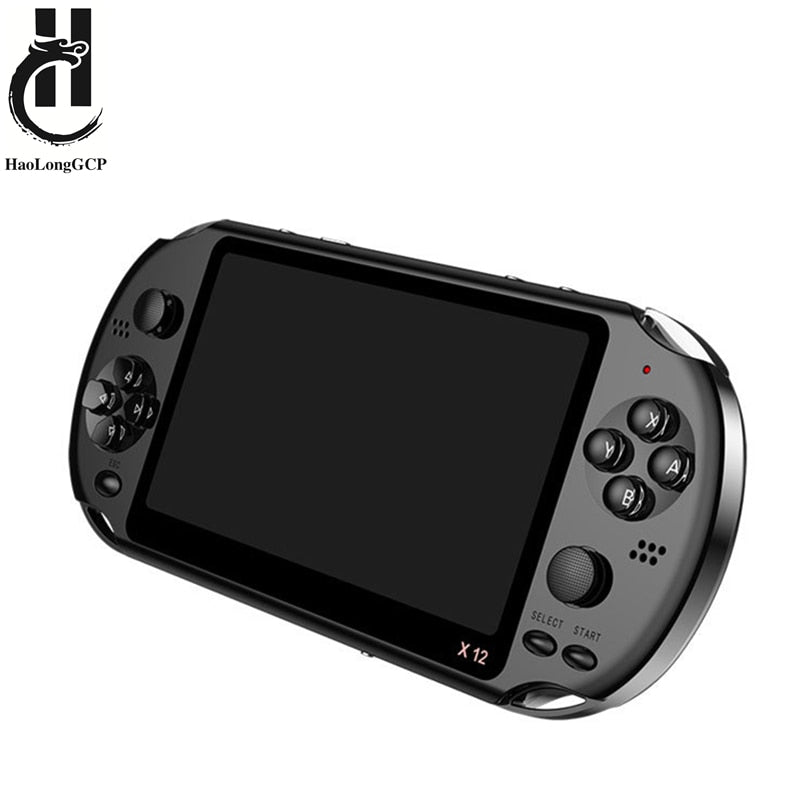 La consola de juegos portátil portátil de 5.1 pulgadas más nueva Dual Joystick 8GB precargado 1000 juegos gratuitos admiten la máquina de videojuegos TV Out